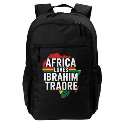 Africa Loves Traore Burkina Faso- Ibrahim Traoré  Backpack