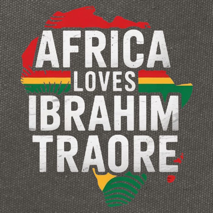 Africa Loves Traore Burkina Faso- Ibrahim Traoré  Cotton Canvas Backpack