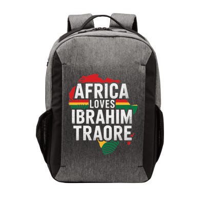 Africa Loves Traore Burkina Faso- Ibrahim Traoré  Vector Backpack