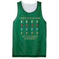 Archery Lovers There&X27;S No Such Thing As Too Much Archery Retro Vintage S Mesh Reversible Basketball Jersey Tank