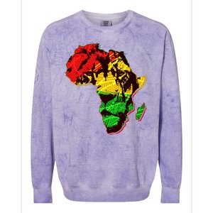 African Lion Traditional Pattern Colors Colorblast Crewneck Sweatshirt