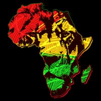African Lion Traditional Pattern Colors Doggie Tank