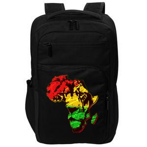 African Lion Traditional Pattern Colors Impact Tech Backpack