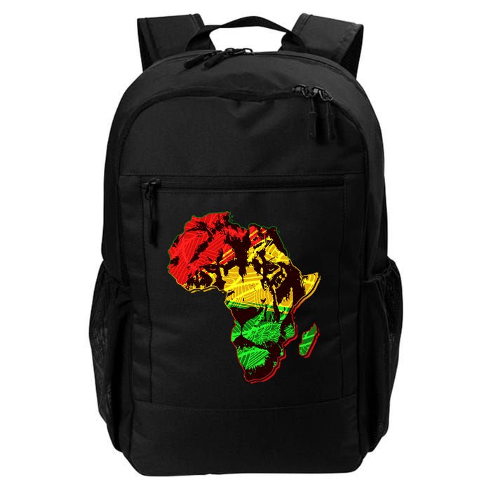 African Lion Traditional Pattern Colors Backpack