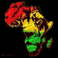 African Lion Traditional Pattern Colors Flatbill Hat