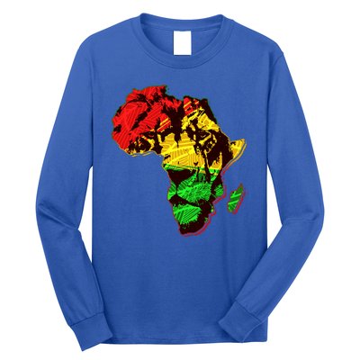 African Lion Traditional Pattern Colors Long Sleeve Shirt