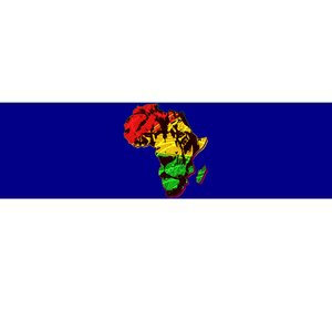 African Lion Traditional Pattern Colors Bumper Sticker