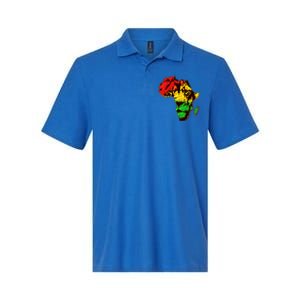 African Lion Traditional Pattern Colors Softstyle Adult Sport Polo