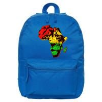 African Lion Traditional Pattern Colors 16 in Basic Backpack