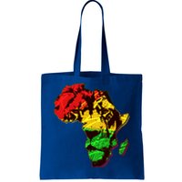 African Lion Traditional Pattern Colors Tote Bag