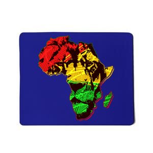 African Lion Traditional Pattern Colors Mousepad