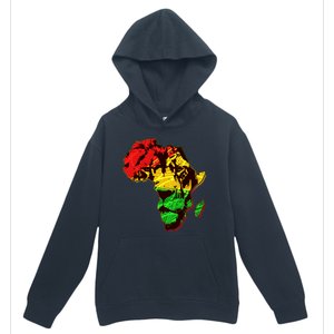 African Lion Traditional Pattern Colors Urban Pullover Hoodie