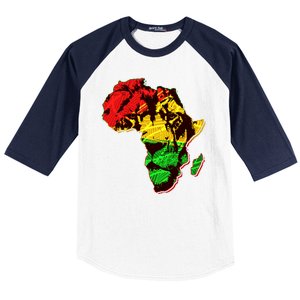 African Lion Traditional Pattern Colors Baseball Sleeve Shirt