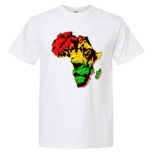 African Lion Traditional Pattern Colors Garment-Dyed Heavyweight T-Shirt