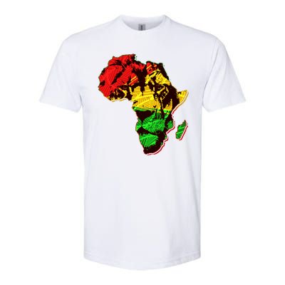 African Lion Traditional Pattern Colors Softstyle® CVC T-Shirt