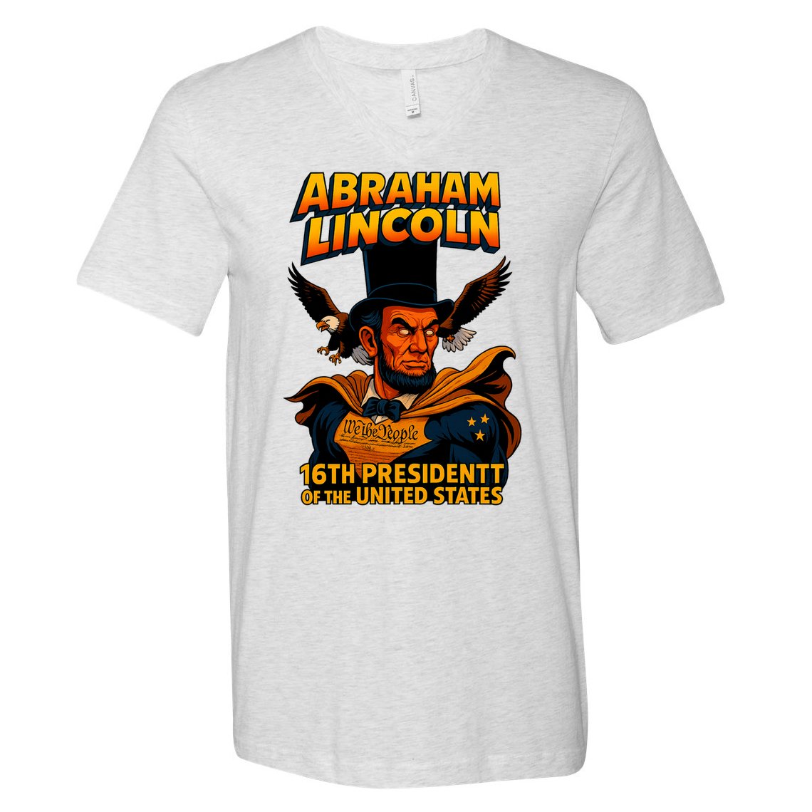 Abraham Lincoln The Presidential Chronicles V-Neck T-Shirt