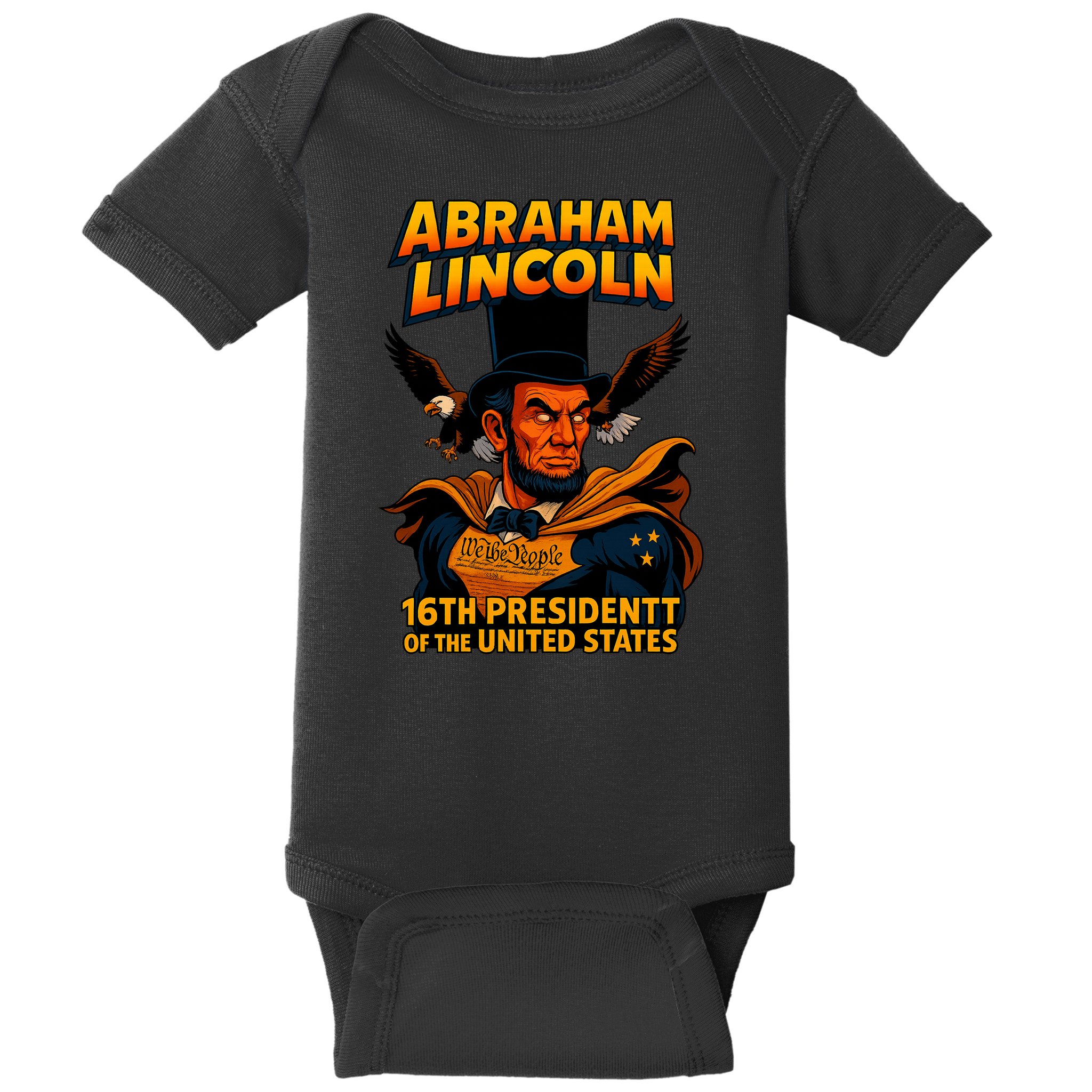 Abraham Lincoln The Presidential Chronicles Baby Bodysuit