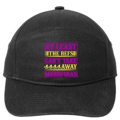 At Least The Refs Can't Take Away Mardi Gras 7-Panel Snapback Hat