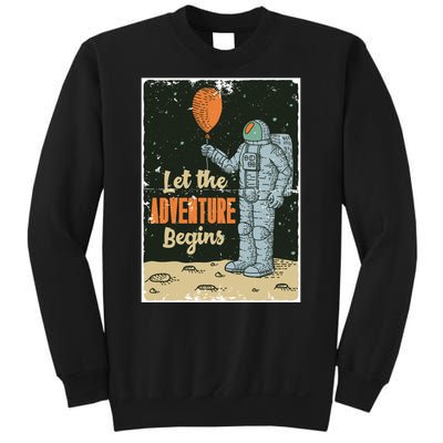 Astronaut Let The Adventure Begins Sweatshirt