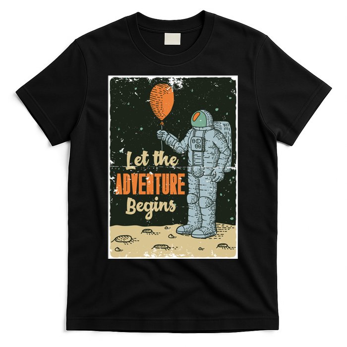 Astronaut Let The Adventure Begins T-Shirt