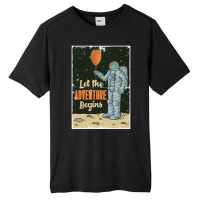 Astronaut Let The Adventure Begins Tall Fusion ChromaSoft Performance T-Shirt