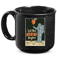 Astronaut Let The Adventure Begins 15oz Campfire Ceramic Mug