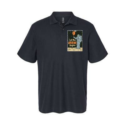 Astronaut Let The Adventure Begins Softstyle Adult Sport Polo