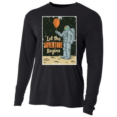 Astronaut Let The Adventure Begins Cooling Performance Long Sleeve Crew