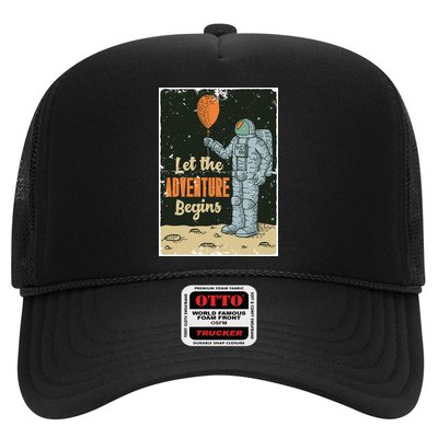Astronaut Let The Adventure Begins Trucker Hat