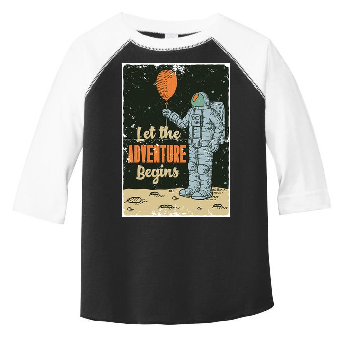 Astronaut Let The Adventure Begins Toddler Fine Jersey T-Shirt