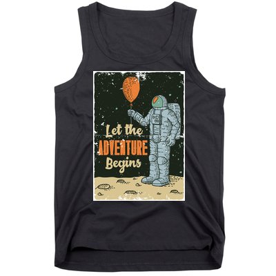 Astronaut Let The Adventure Begins Tank Top