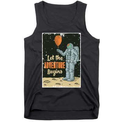 Astronaut Let The Adventure Begins Tank Top