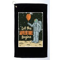Astronaut Let The Adventure Begins Golf Towel