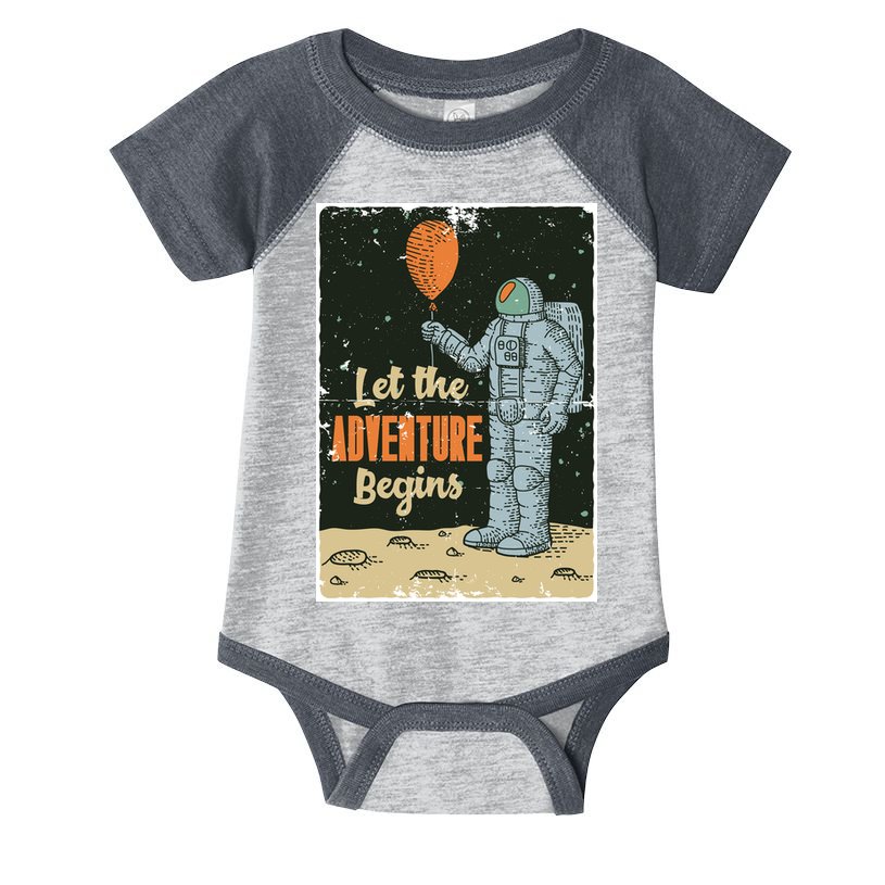Astronaut Let The Adventure Begins Infant Baby Jersey Bodysuit