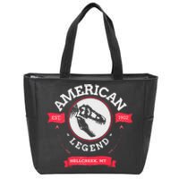 American Legend T Rex Fossils Hell Creek Montanna Formation Zip Tote Bag