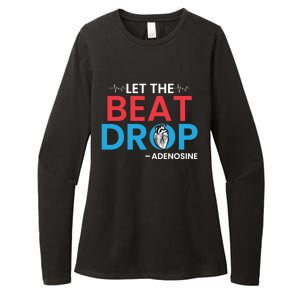 Adenosine Let The Beat Drop Funny Nursing Chemistry Heart Gift Womens CVC Long Sleeve Shirt