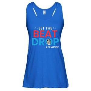 Adenosine Let The Beat Drop Funny Nursing Chemistry Heart Gift Ladies Essential Flowy Tank