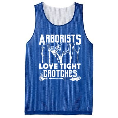 Arborists Love Tight Crotches Funny Arborist Gift Mesh Reversible Basketball Jersey Tank