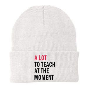 A Lot To Teach At The Moment Knit Cap Winter Beanie