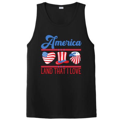 America Land That I Love Gift PosiCharge Competitor Tank