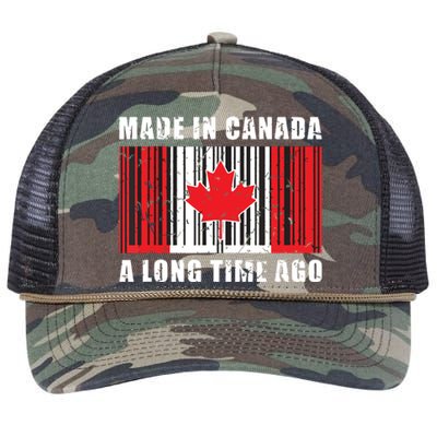 A Long Time Ago Canadian Made In Canada Retro Rope Trucker Hat Cap