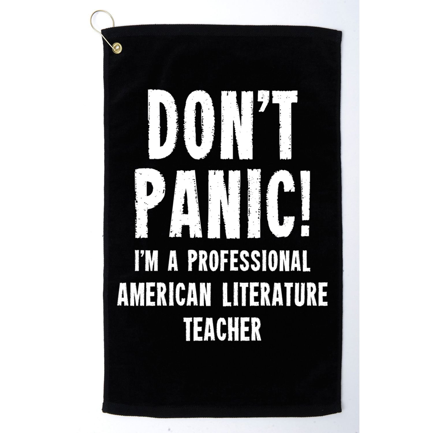 American Literature Teacher Gift Golf Towel