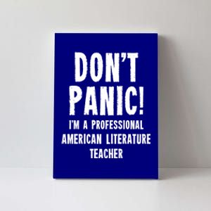 American Literature Teacher Gift Canvas