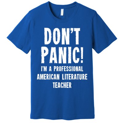 American Literature Teacher Gift Premium T-Shirt