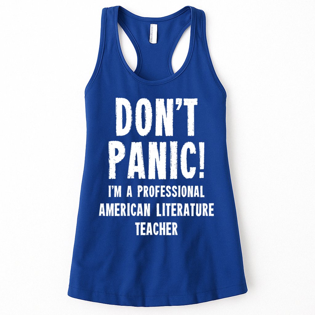 American Literature Teacher Gift Womens Tank Top