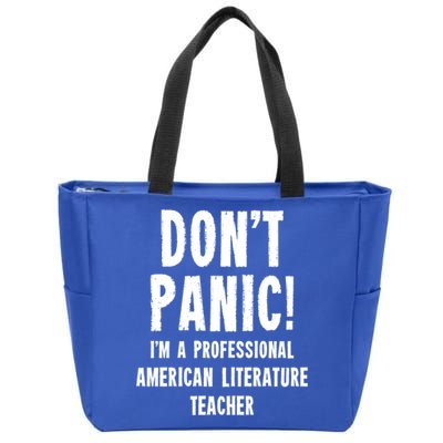 American Literature Teacher Gift Zip Tote Bag
