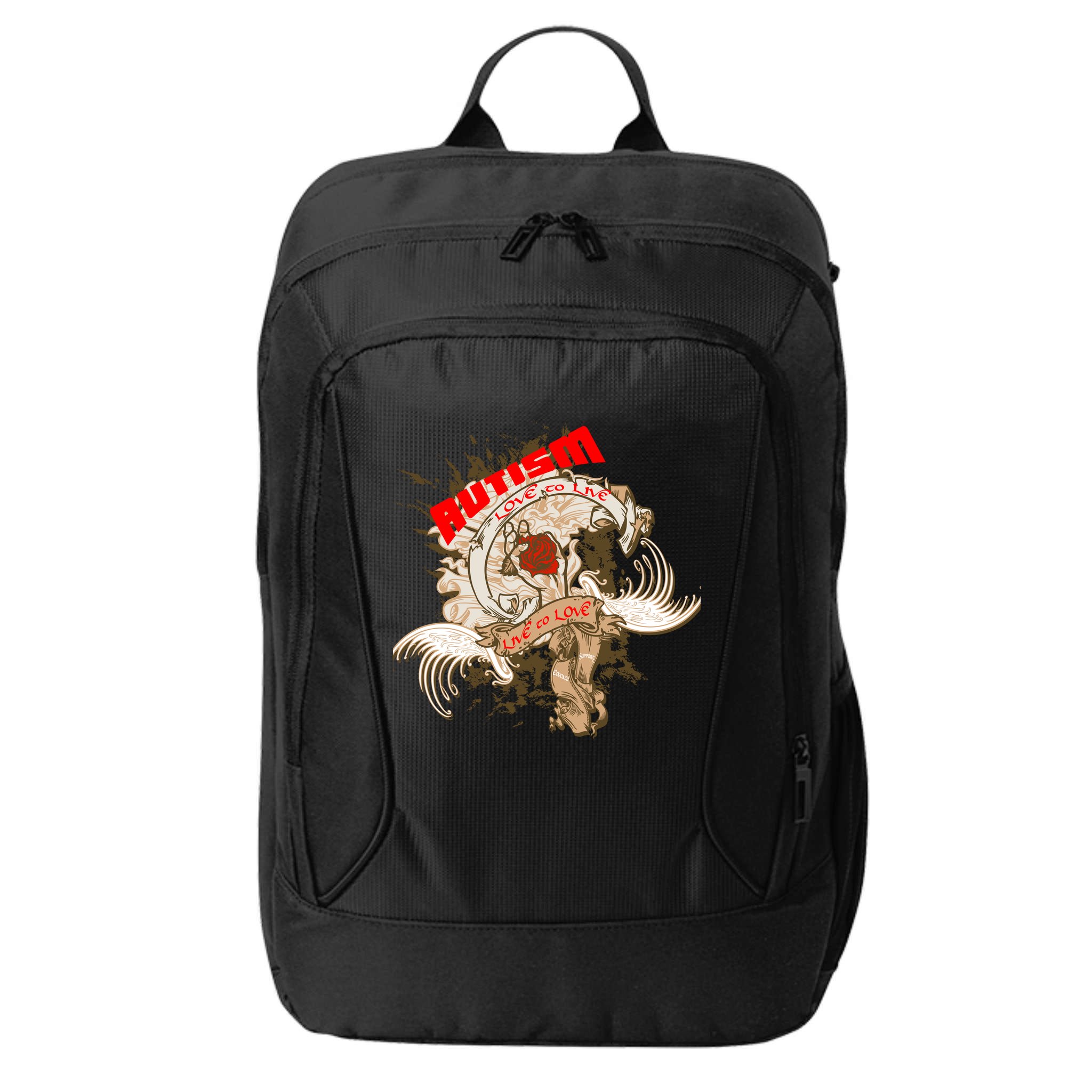 Autism Love To Live Live To Love City Backpack