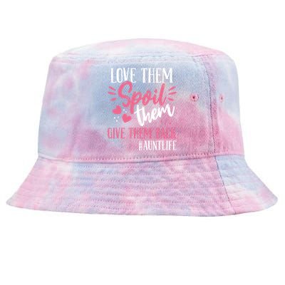 Aunt Love Them Spoil Them Give Them Back! Gift Tie-Dyed Bucket Hat