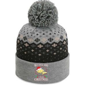 Aquarium Lover Tropical We Fish You A Merry Christmas The Baniff Cuffed Pom Beanie