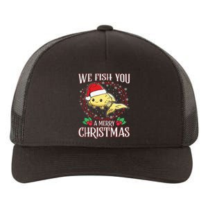 Aquarium Lover Tropical We Fish You A Merry Christmas Yupoong Adult 5-Panel Trucker Hat